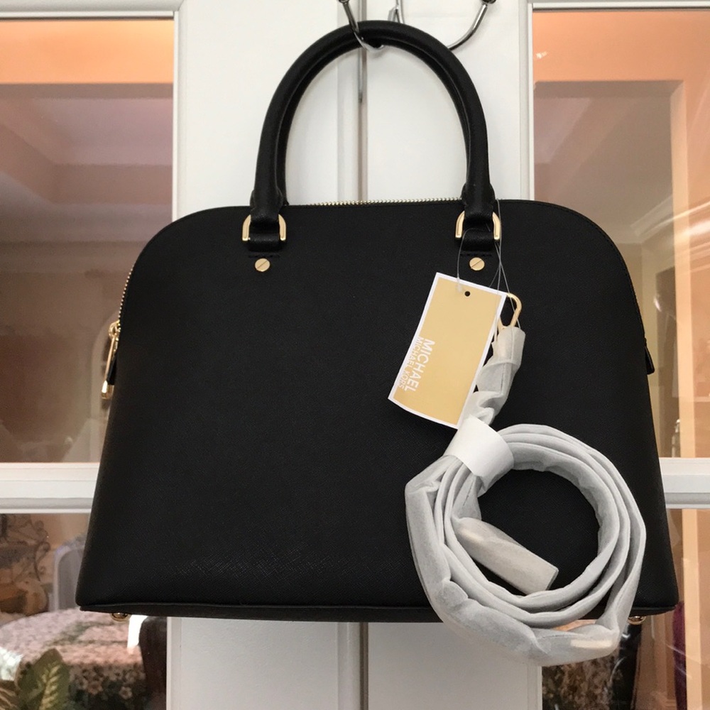 🆕 Michael Kors Large Cindy Dome Satchel/Crossbody - Picture 3 of 8